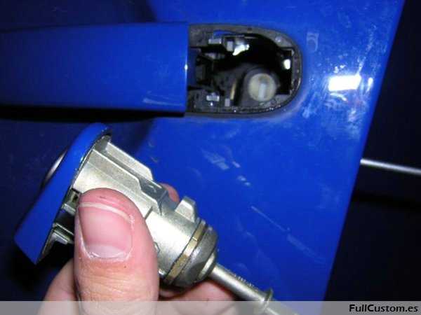 Eliminar cerradura del conductor con un bombin ciego | www.fullcustom.es