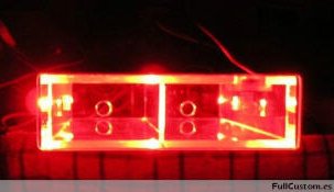 Depósito acrílico D-TEK Bay-Rez iluminado con leds