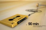 RetroMP3 con forma de casete