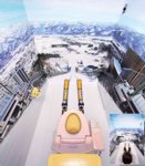 Aseo japonés con salto de ski...